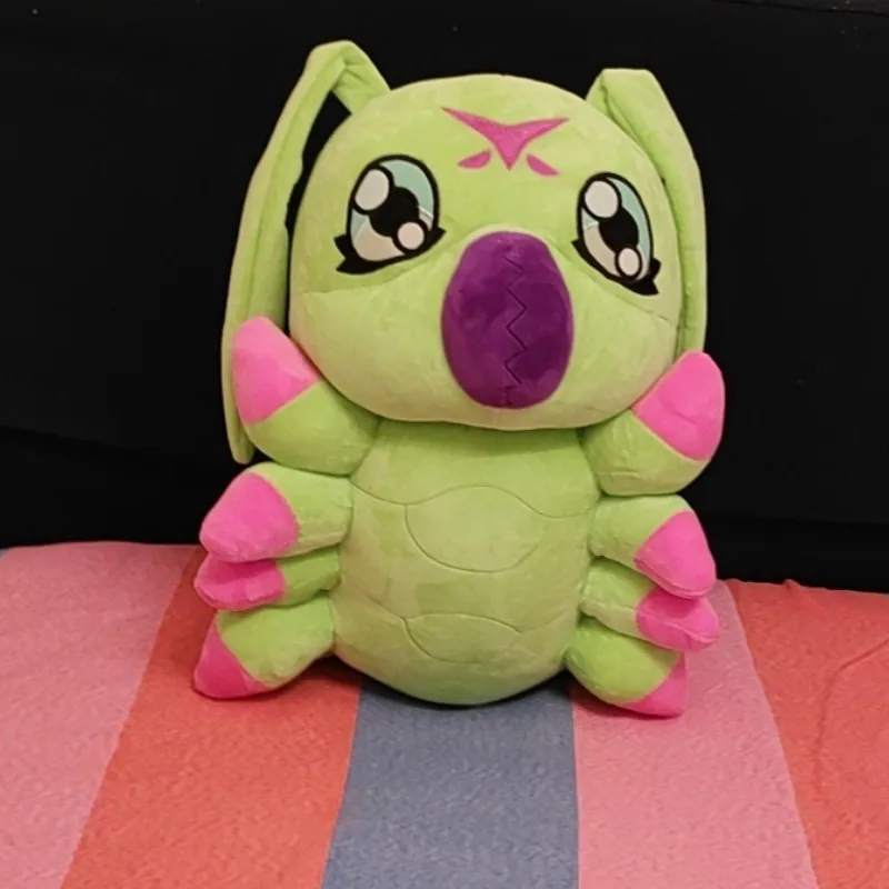 Digimon Adventure Wormmon  Doll Pillow Plush Toy Doll Anime Peripheral Decoration Handmade Christmas Gifts for Friends