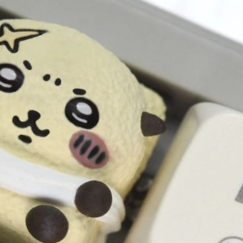 Cartoon Kawaii New Suitable for Mechanical Keyboard Keycaps Delicate Craft Fine Workmanship Feel Comfortable Good Looks Chiikawa