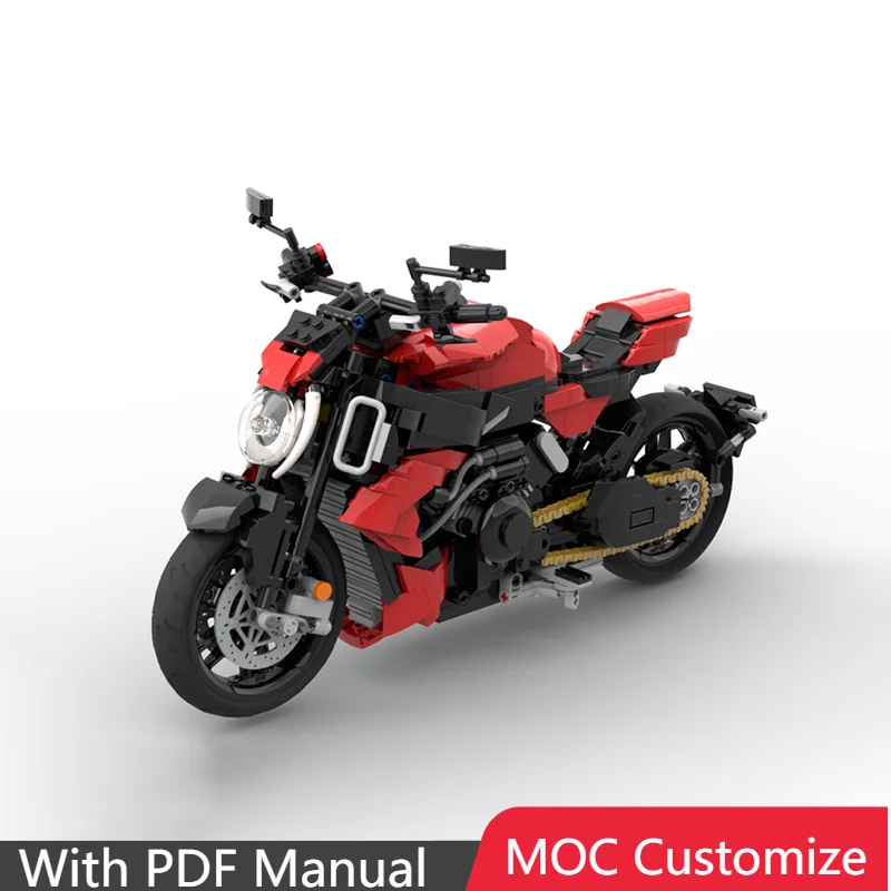 

1148 PCS MOC Customize Creative Red Locomotive Modular Building Blocks Model Educational Assembly Toy For Boys Christma Gifts