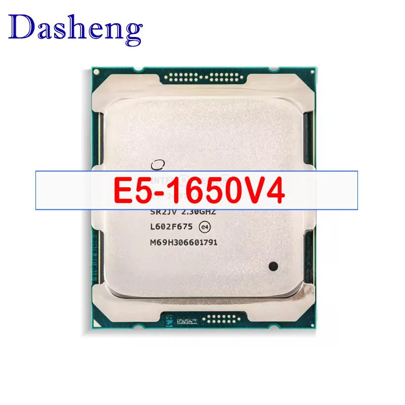 Xeon E5-1650V4 CPU 14 nm 6 Cores 12 Threads 3.6GHz 15MB 140W processor LGA2011-3 for X99 server motherboard E5 1650V4