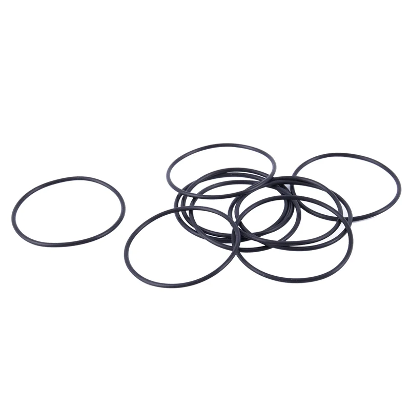 AB45 30 pezzi guarnizione filtro olio in gomma nera guarnizione O-ring 38 mm x 35 mm x 1,5 mm
