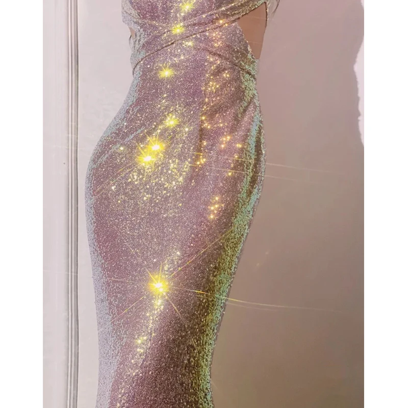 Ele Fi Tail Evening Dr-vestido Formal de lujo para mujer, ropa de compromiso de boda, vestido Formal de talla grande para todos los Ocns