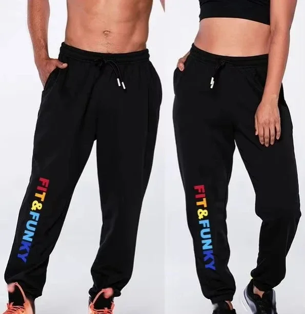 ABCDE Fitness Dancing Running Casual Loose Men's and Women's Quick-drying Trousers 0495