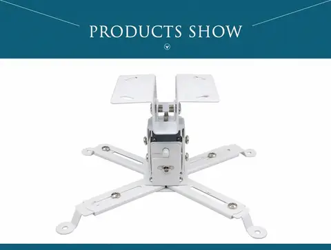 Universellt TD97 K45 Q10 TD98 Q9 Projektorfäste Full HD-projektorstativ Takmontering Vägghållare Hängande fäste Hållare Stativ 10 best sales projektor takfäste - №2