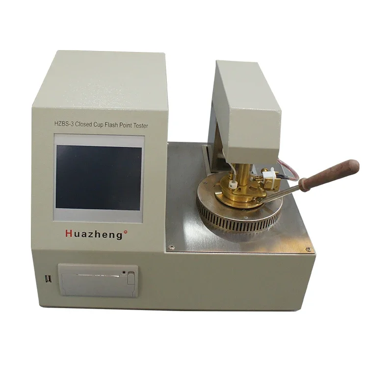 Huazheng Automatic Flash point Tester flash and fire point apparatus astm d93 closed cup flash point Analyzer