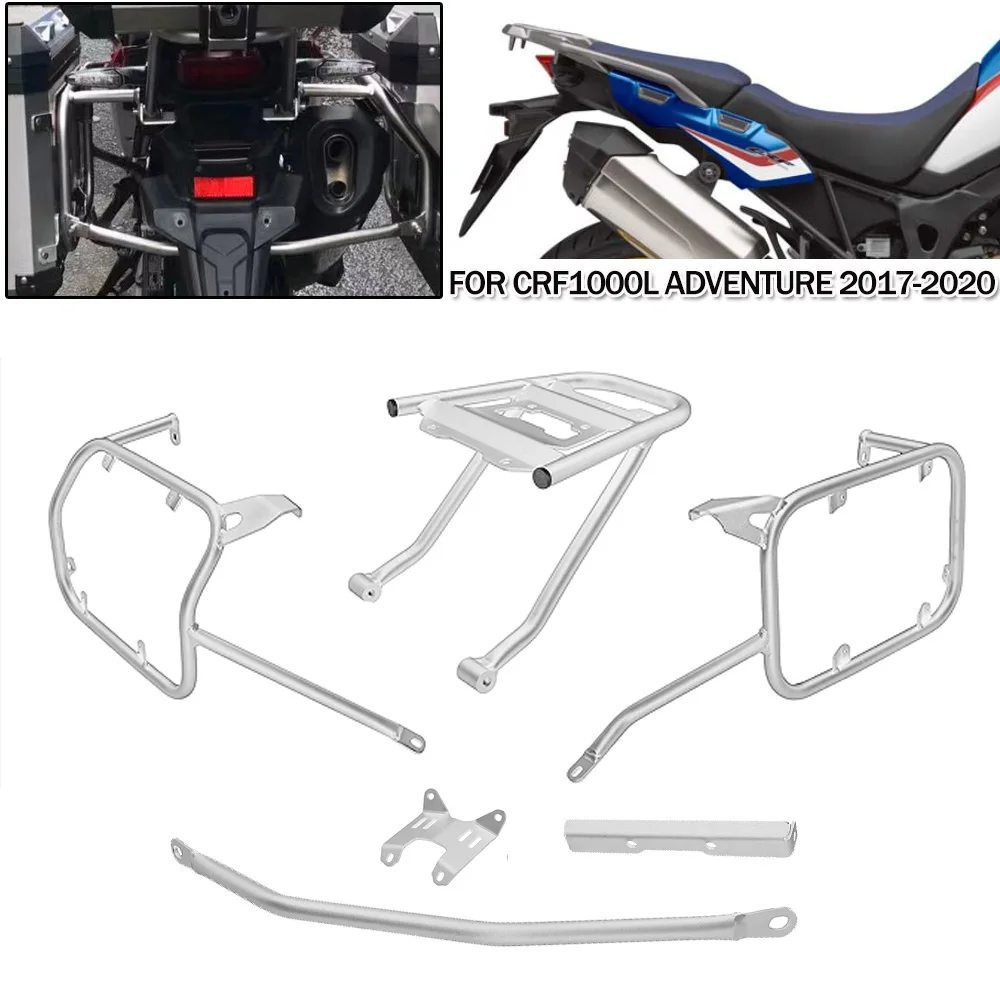 

For Honda CRF1000L Africa Twin Adventure 2017-2019 2020 Motorcycle Side Top Box Luggage Pannier Rack Trunk Case Bracket Holder