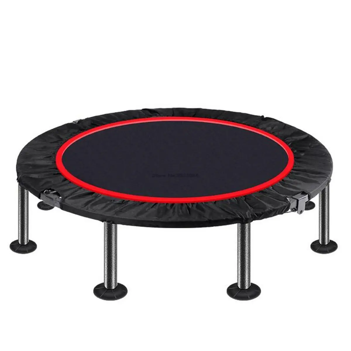 100/120CM Foldable Trampoline with Armrest Home Indoor Gym Exercise Fitness Rebounder Round Jumping Pad Trampolines Adult Child