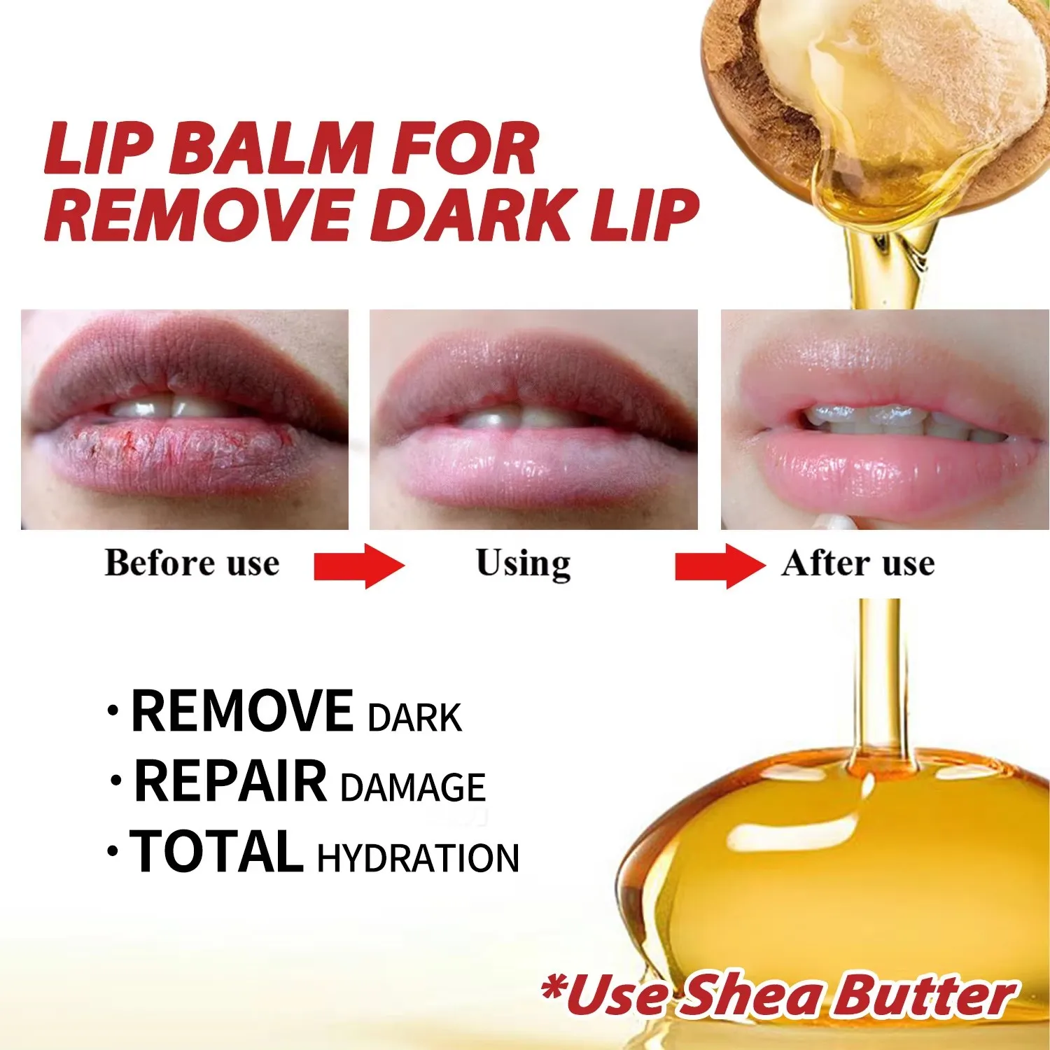 Remove Dark Lip Balm Long Lasting Moisturize Lip Lines Lightening Anti Cracking Nourishing Lipstick Lip Care Cosmetics.