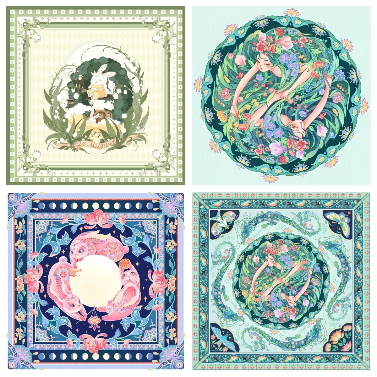 50CM/75CM Tarots Tablecloth Rune Divinations Table Cover Astrology Oracles Board Game Mat Square Pendulum Altar Table Cloth