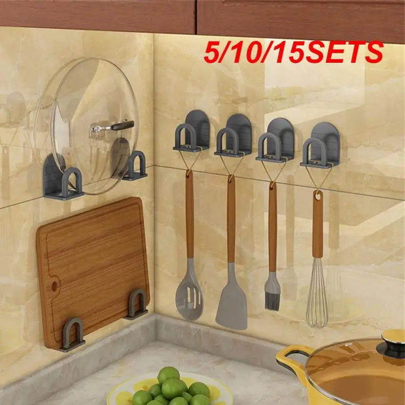 5/10/15SETS Sink Sponge Holder Easy To Install And Heat Resistant Sponge Hanger Rack Sink Advanced Materials Stain Resistant