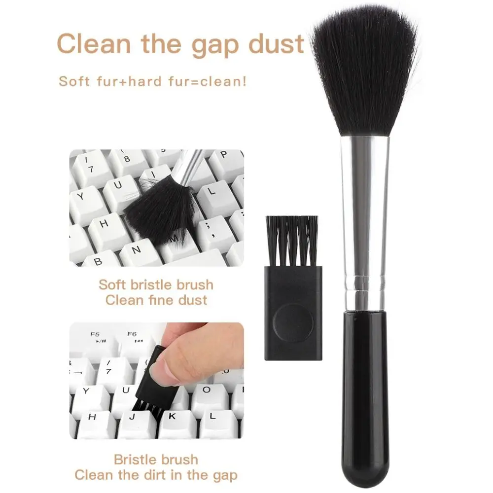 18 in 1 Computer Keyboard Cleaner Kit with Storage Box Professional Earphone Clean Brush Set Dust-proof Reusable