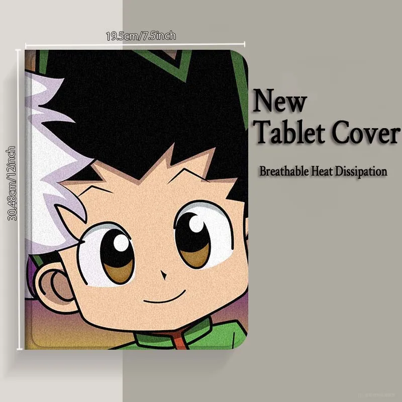 هنتر x هنتر الكرتون أنيمي ل Xiaomi Redmi Mi Pad 4 5 6 6s 7 7s SE Pro 2 11 Plus Max 12.4 11 11.2 12.5 8.7 بوصة اللوحي