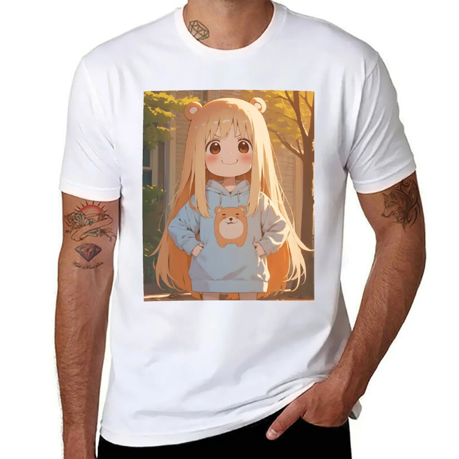 Umaru-chan - 14 T-Shirt man t shirt designer t shirts for man pack cotton t shirts for man pack white T-shirt