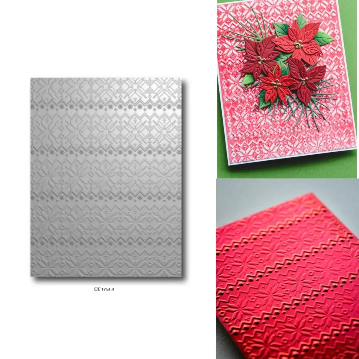 

2024 New Arrival Christmas Winter Knit Hot Foil DIY Making Card Scrapbook Paper Album Craft Supplies Template Decoration