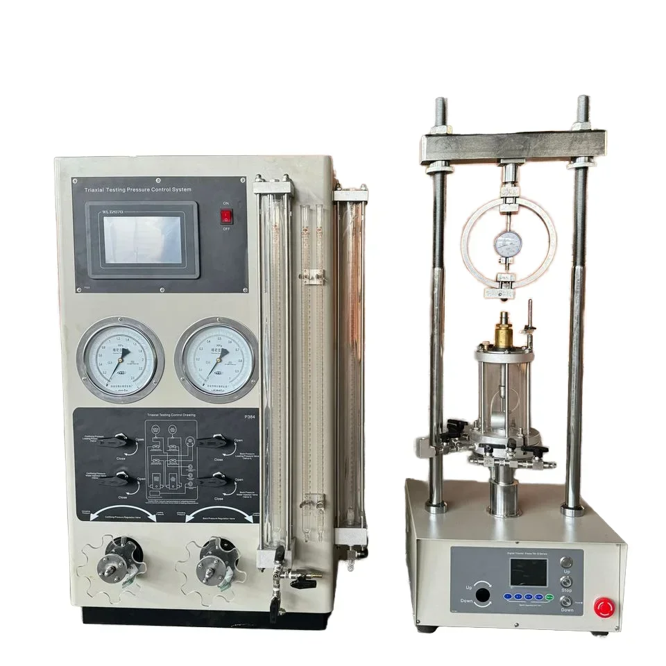 Digital ISO ASTM standard soil Triaxial Test apparatus Strain controlled triaxial soil testing machine triaxial testing machine