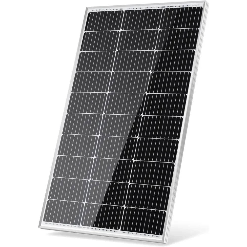 Solar Panel 100 Watt 10BB Monocrystalline 12V Solar Panels for Home High Efficiency Solar Module Power Charger