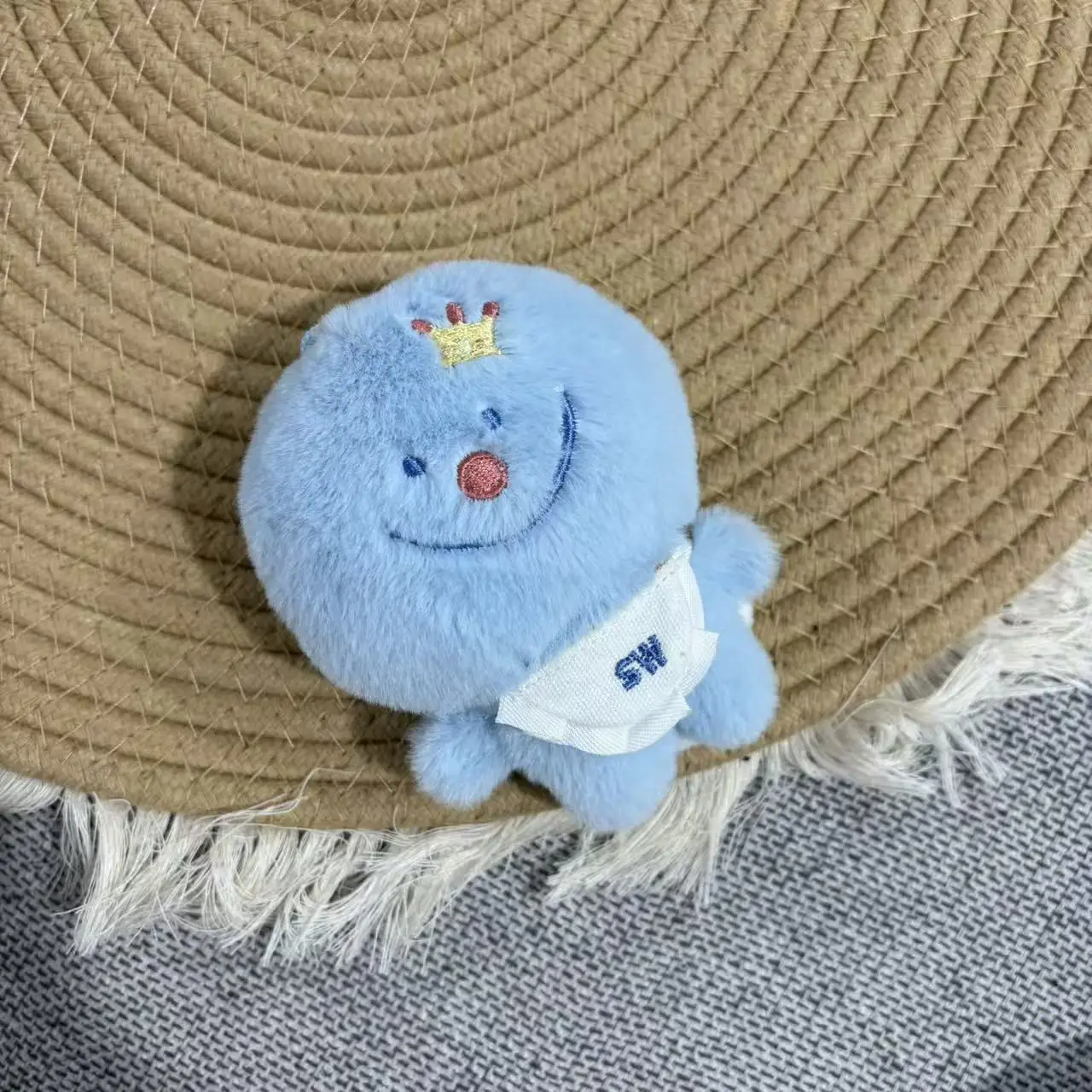 Super Junior Doll Keychain Cartoon Cute Soft Short Plush Pendant