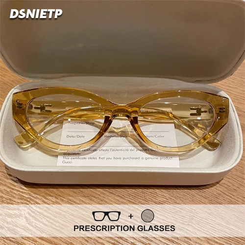 Imagen 2 del producto ISLINO-gafas de lectura Retro TR90 antiluz azul para mujer, gafas fotocromáticas graduadas para miopía, gafas pequeñas personalizadas