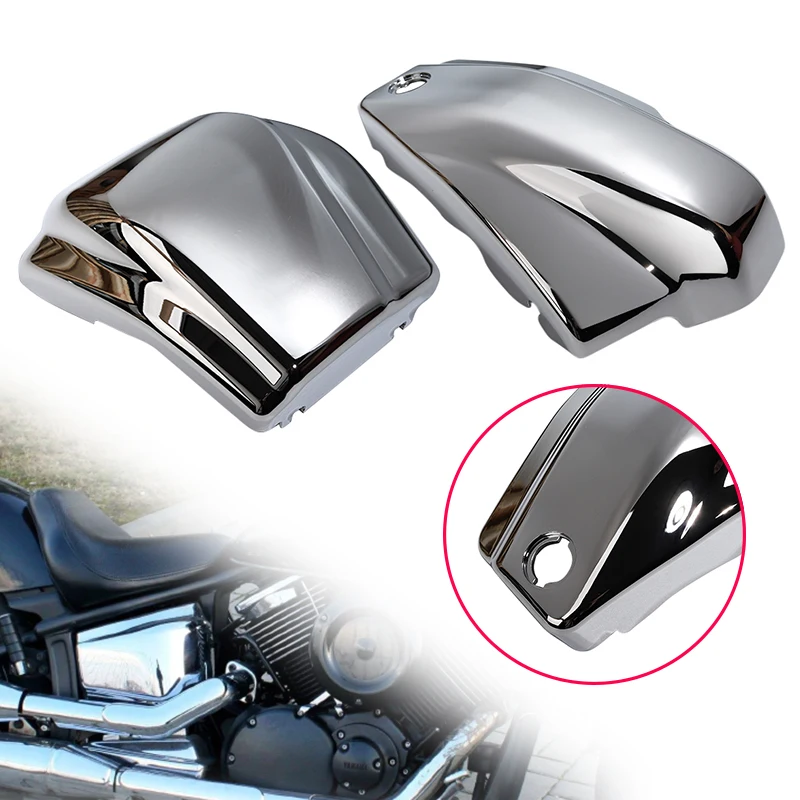 Motorcycle Fairing Side Cover Protector Battery Cover For Yamaha Dragstar Vstar XVS1100 Classic Custom 1999-2011