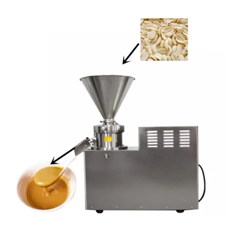 

Sanying High Efficiency Cocoa Nut Butter Colloid Mill Machine Bean Butter Grinder Peanut Sesame Butter Grinding Machine
