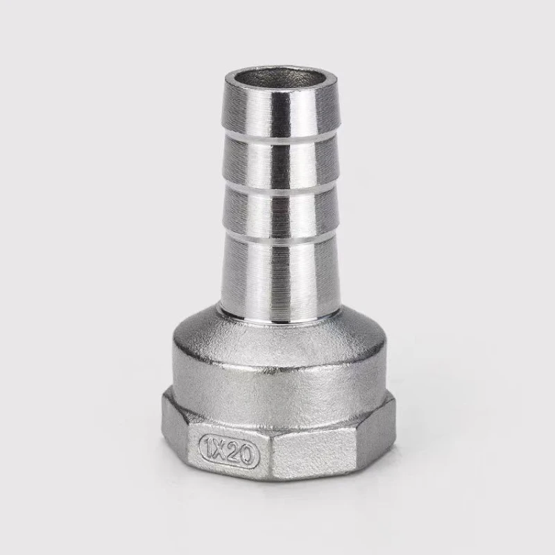 

Stainless Steel Female BSP 1/2" Thread Pipe Fitting Barb Hose Tail Connector 8mm to 20mm Tools Accessory