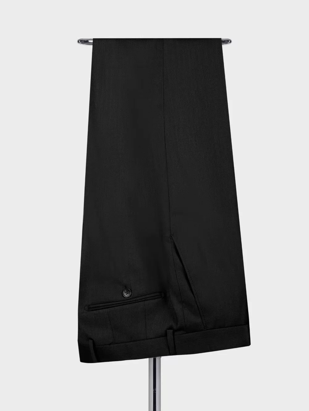 Ensemble de costume de luxe pour hommes, 2 pièces, Blazer + pantalon noir, smoking de mariage, veste de bureau formelle, manteau en coton personnalisé