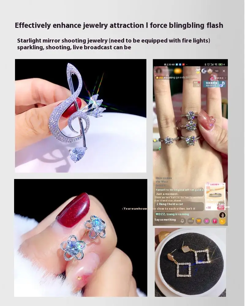 52mm mobiele telefoon lensfilterset Klassieke 4-delige set 10X Macro CPL Polarisator Starlight Filter ND8 Filter Universeel