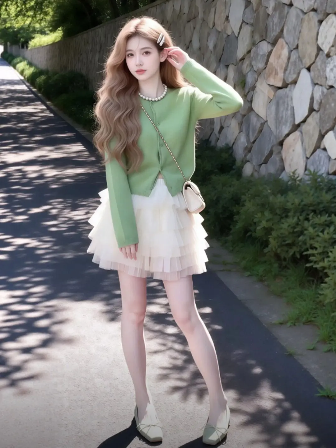 

Весенний комплект 2026: Женский вязаный топ и юбка. Нежный, модный, теплый, с завышенной талией, облегающий, для повседневной носки, дома и на свидания.