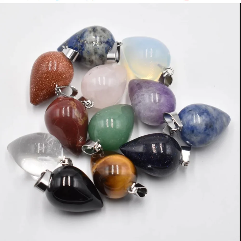 Wholesale 12pcs/lot 2020 new good quality natural amethysts circular Cone shape Pendants for jewelry making free shipping