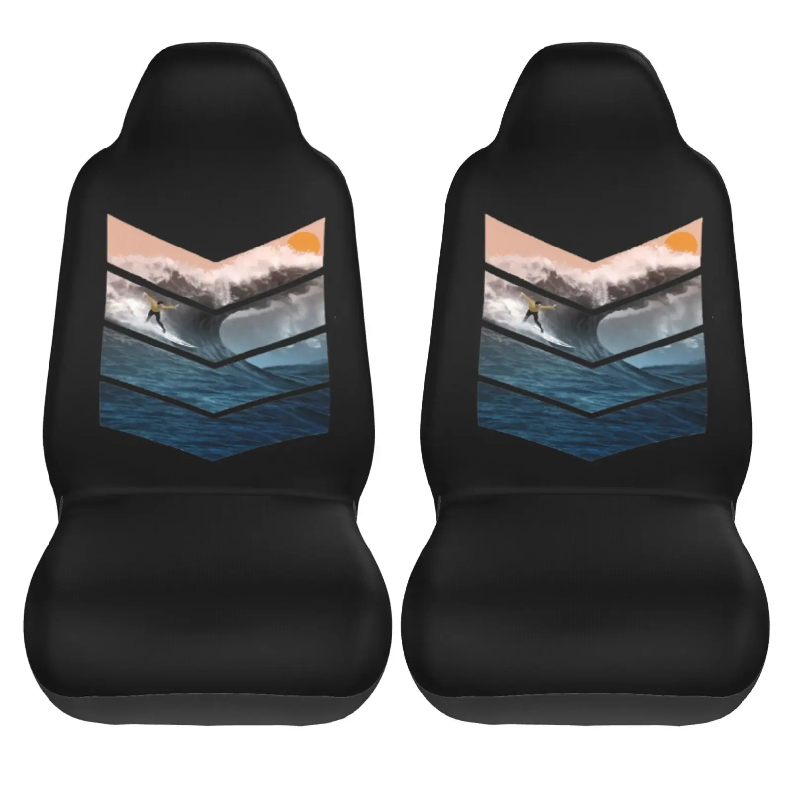 

MOTION Extreme Surfer 2 PCS Car Seat Covers Front Auto Seat Cover Breathable Car Bucket Seats Protector Covers Universal Fit