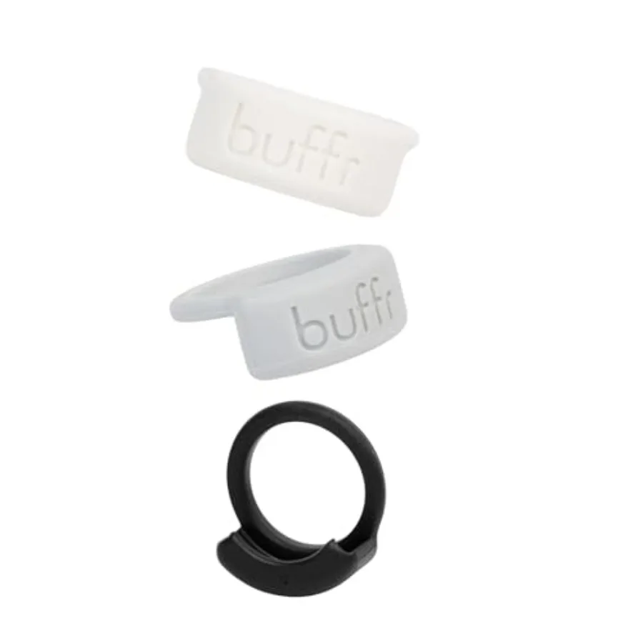 

SMART Ring Protector Pack of 3 Neutral-Colored Silicone Ring Guards Compatible w/Oura Ultrahuman RingConn and More Slim Fit Sen