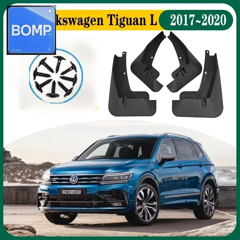 

Fit For Car Mud Flaps VW Volkswagen Tiguan L 2017 2018 2019 2020 Allspace Mudguard Splash Guard Front Rear Fender Car Accessorie