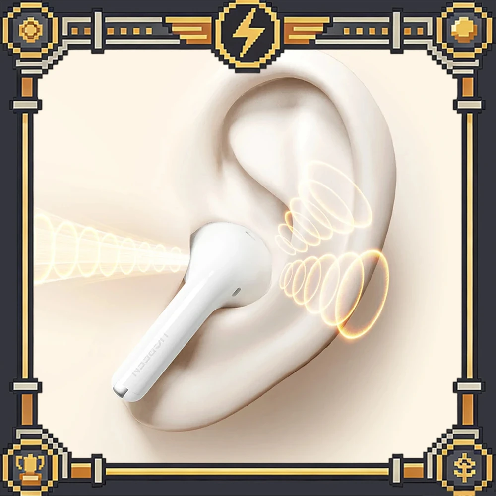UGREEN WS217 Wireless Earbuds HiTune H5 Pro Bluetooth 6.0 13mm Driver 4 Mic ENC Multipoint 35H Battery USB C Semi In Ear