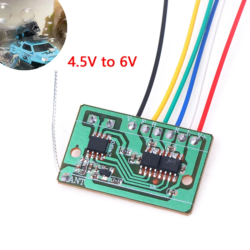 1 Set 2.4G Four-way Remote Control Module 4CH RC Remote Control Transmitter Receiver Circuit Board Accessories