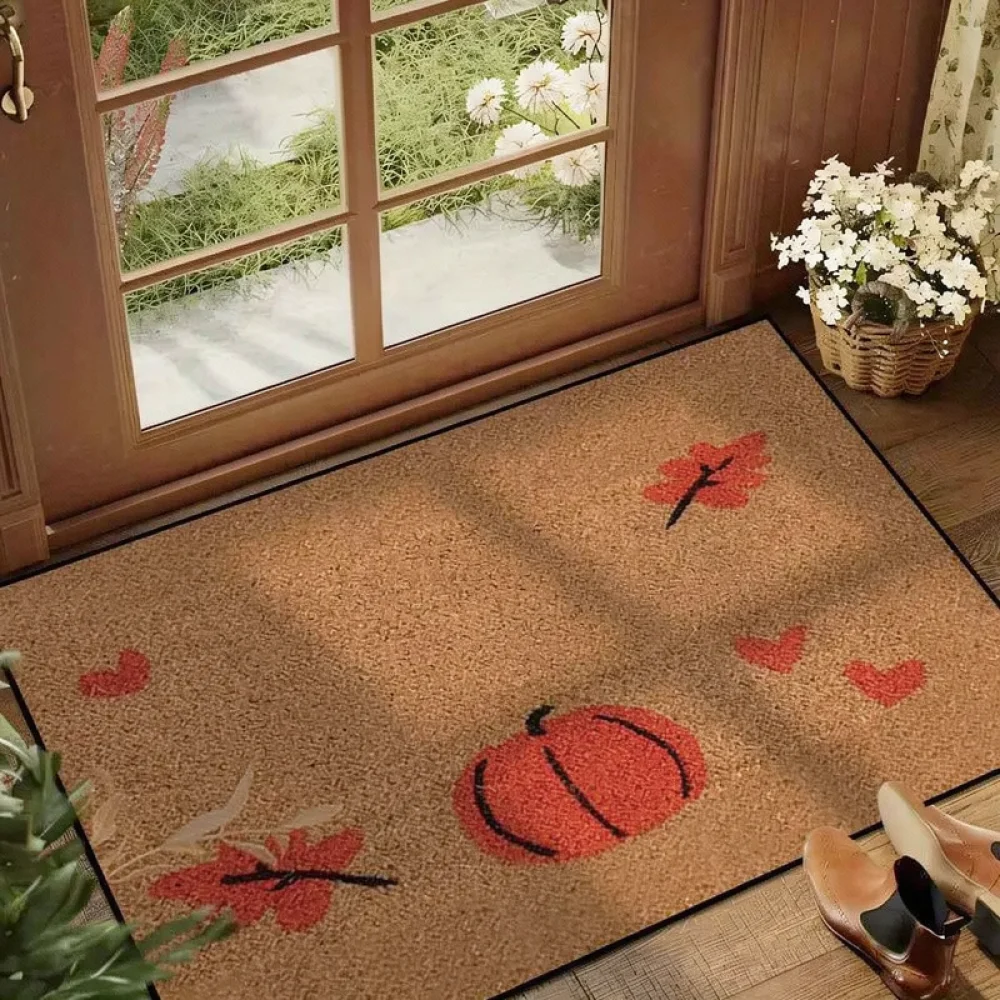Decorative Decorative Pumpkin Theme Door Mat Non Slip Entryway Carpet Autumn Home Decor Rug Soft Polyester Floor Pad Entrance - Aliexpress Deal