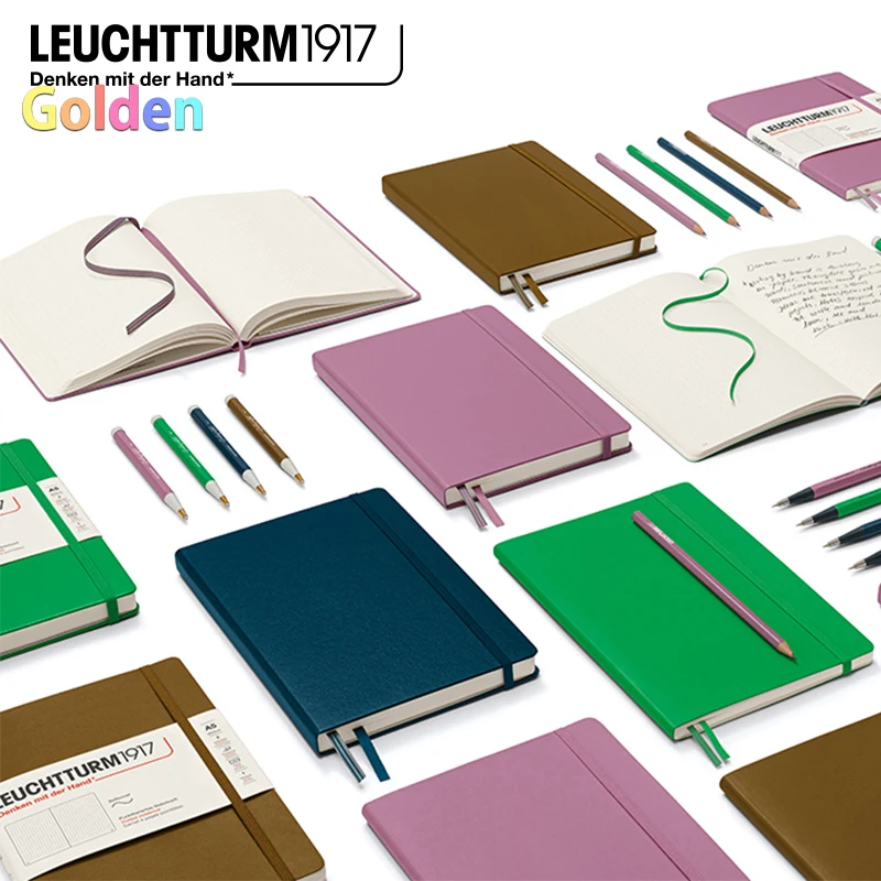 LEUCHTTURM 1917 A5 دفتر ملاحظات كلاسيكي 2025 خيارات غلاف فني وغلاف فني، مثالية للملاحظات التجارية والاجتماعات والمجلات #1
