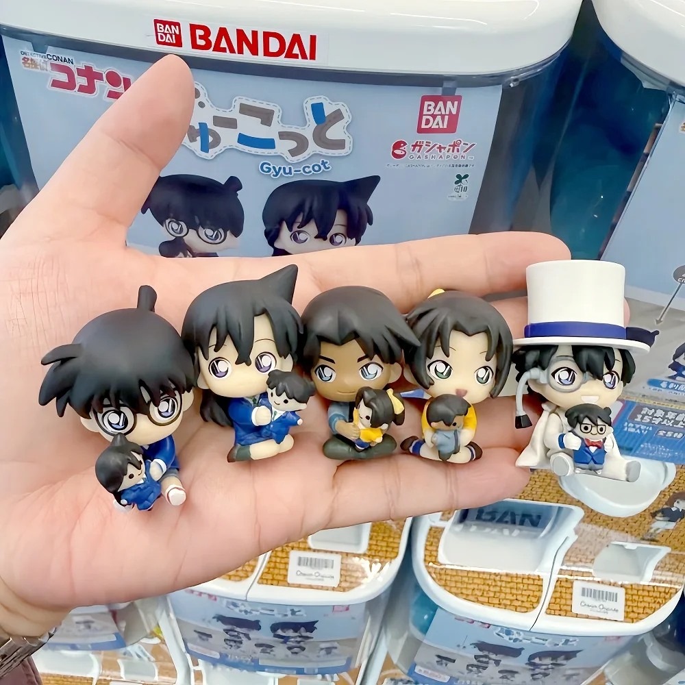 

In Stock Genuine Bandai Detective Conan Anime Toy Conan Edogawa Rachel Moore 4cm Figure Models Ornament Toys Gifts