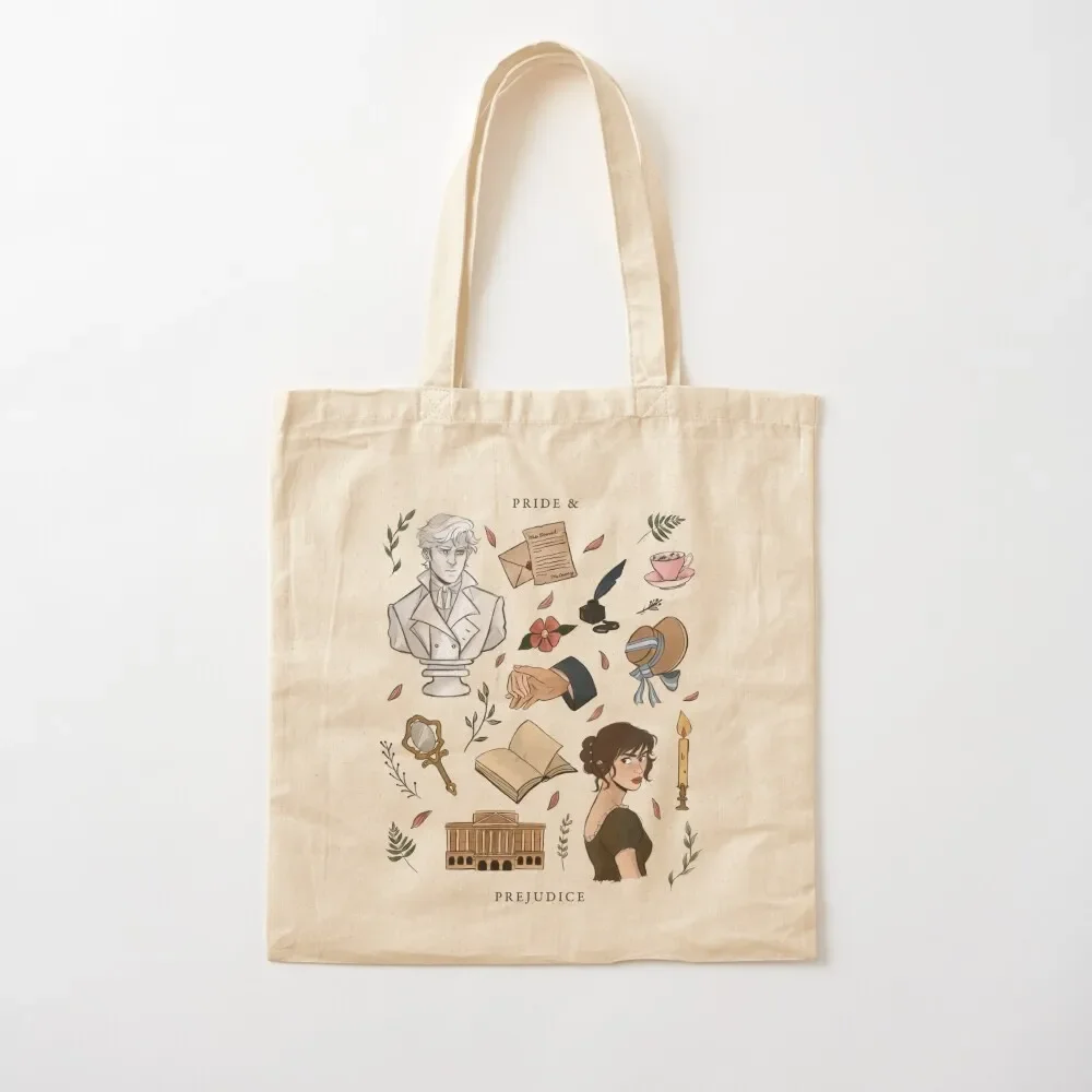 

Pride and Prejudice Aesthetic Tote Bag Handbags women tote bag woman Canvas Tote Bag