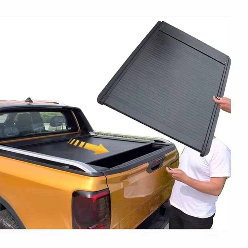 

Toneau Lid for Ranger With Led Pickup Tail Box Accessories Waterproof Aluminum Electric Roller Shutter Cover