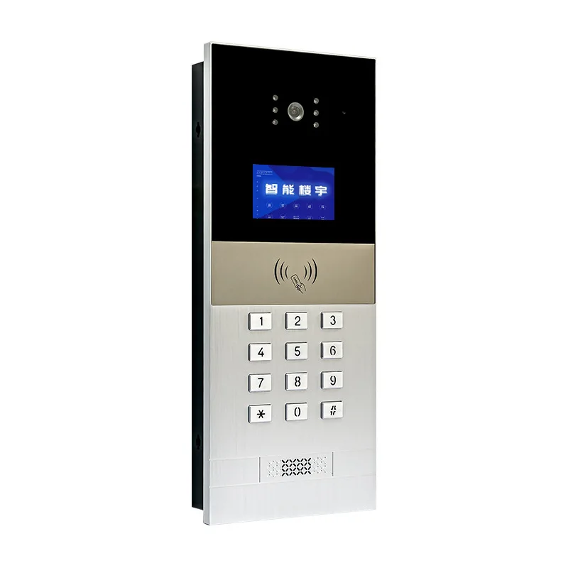 

Система контроля доступа к домофоне здания. Общественный блок. Видеодомофон высокой четкости. Мониторинг в помещении. Интеллектуальный видеодомофон.