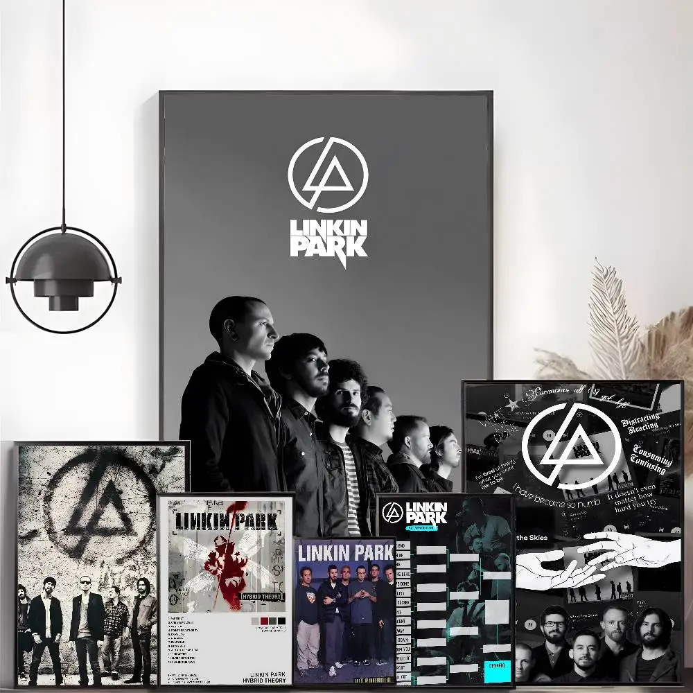 ملصق Rock Band L-Linkin Cool P-Parks ملصق ذاتي اللصق مناسب لأي سطح جدار مقاوم للماء والرطوبة