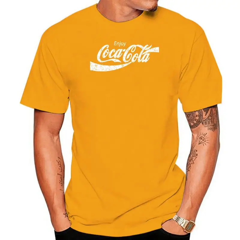 NEW DRINK COKE CLASSIC BLACK MEN SIZE USA SIZE S M L XL 2XL 3XL  T-SHIRT EN1(1)