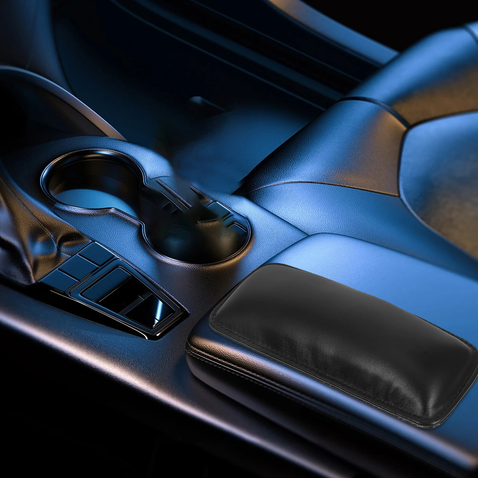 2 szt. Poduszka na kolana, nogi i łokcie do samochodu, uniwersalna, z gąbki PU, komfortowy dodatek do wnętrza, wspornik na konsolę środkową, podłokietnik drzwi.