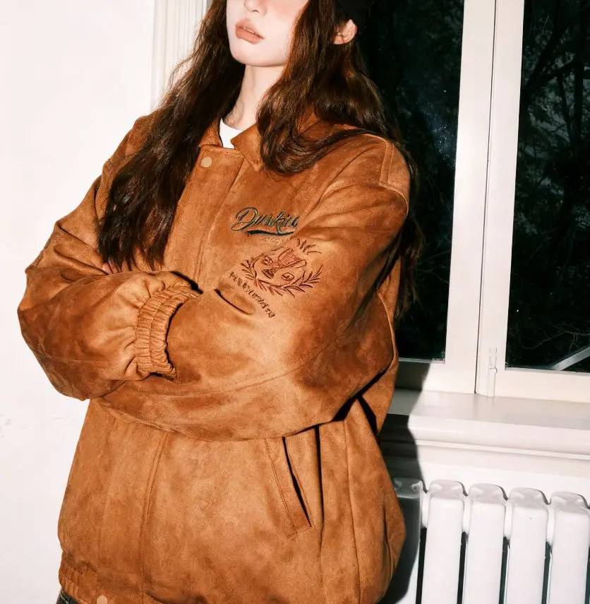 

Bomber Jackets Womens Jacket Pilot Fall Canvas Patchwork Multi-Colored Drawstring Cuffed Hipster Cropped Colorblock Artistic Ins