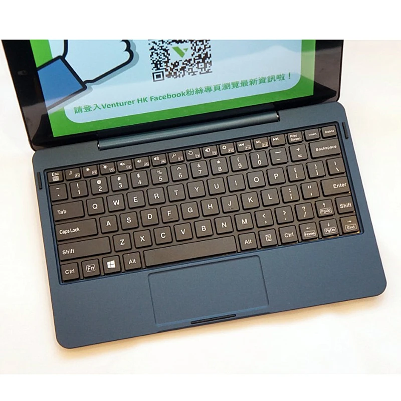 

64-bit 2in1 10.1" Windows 10 Tablet PC With Keyboard 4GB DDR 32GB ROM 1280 x 800 IPS Intel Atom x5-Z8300 Quad Core Dual Camear