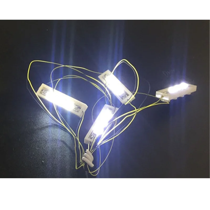 1 PCS Streifen Lichter mit Ziegel 4 In 1 USB LED Licht Up Kit Creator Haus Licht Zubehör Für Gebäude blöcke Modell Bricks Spielzeug