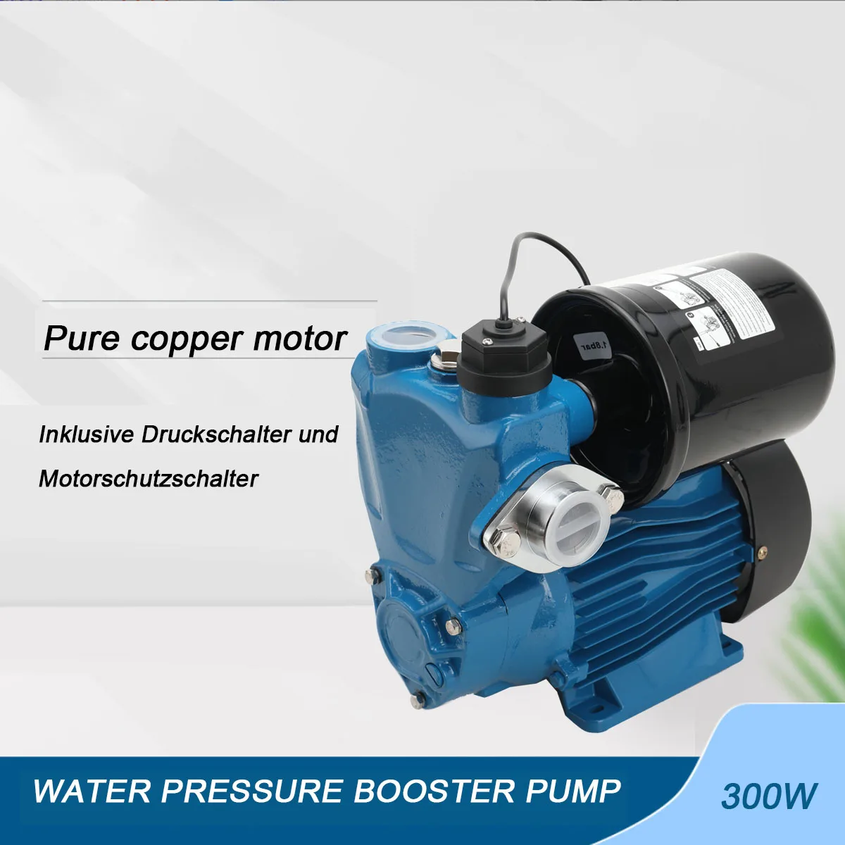 مضخة معززة ذاتية التحضير 110 فولت مضخة معززة منزلية أوتوماتيكية بالكامل مضخة معززة لمياه الصنبور الصامتة مضخة معززة لخط الأنابيب