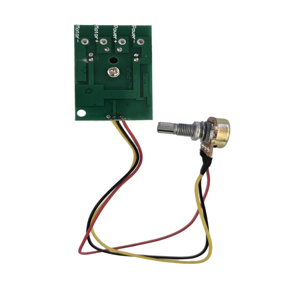  وحدة منظم سرعة المحرك مع مقياس الجهد القابل للتعديل تيار مستمر 12 فولت وحدة التحكم في التعتيم بدون خطوات وحدة التحكم في سرعة المحرك #3