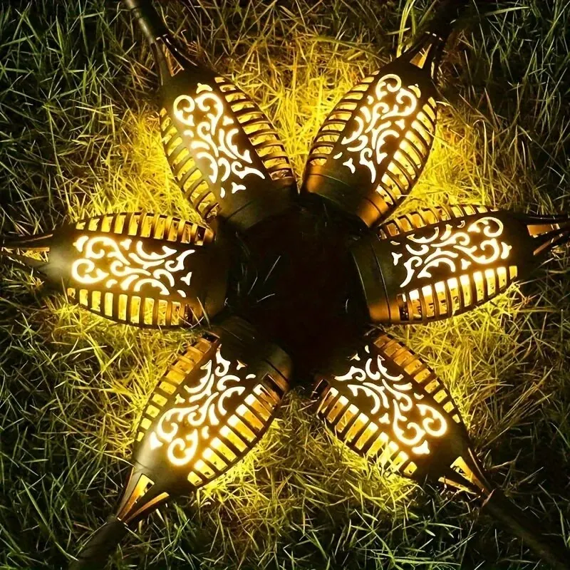 12LED Solar Chama Tocha Luz Flickering Luz Impermeável Jardim Decoração Outdoor Lawn Path Quintal Pátio Piso Lâmpada