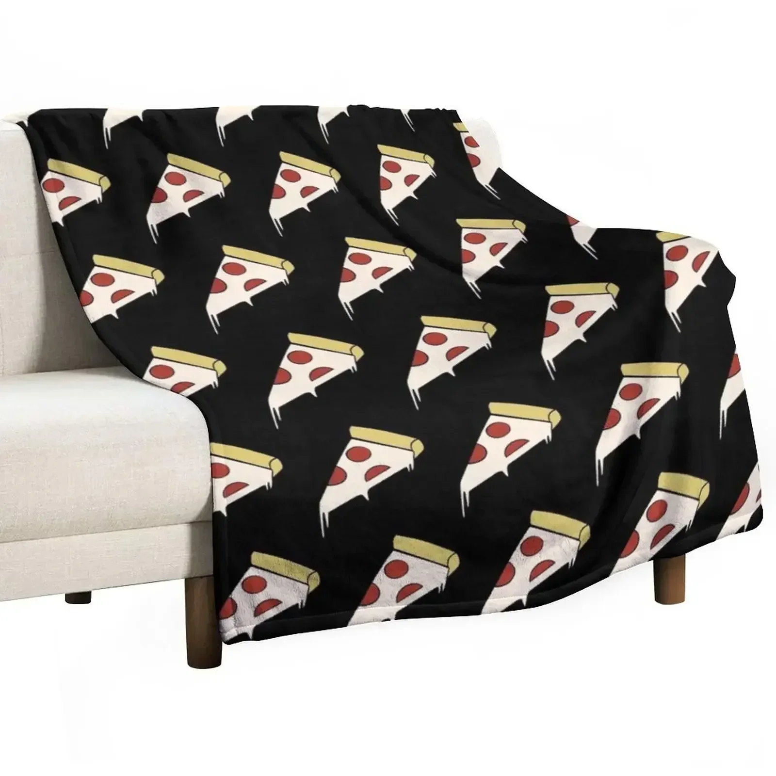 

pizza Throw Blanket Warm Flannel Blanket for Couch Chair Bedroom